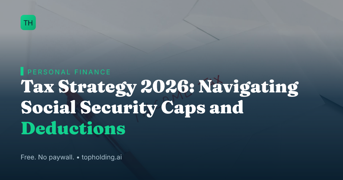Tax Strategy 2026: Navigating Social Security Caps and Deductions