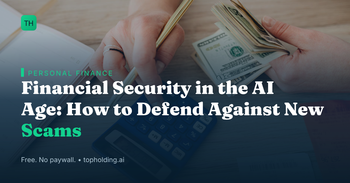 Financial Security in the AI Age: How to Defend Against New Scams