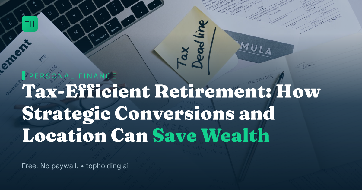 Tax-Efficient Retirement: How Strategic Conversions and Location Can Save Wealth