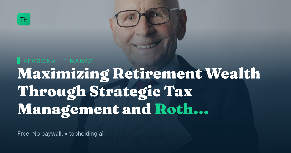 Maximizing Retirement Wealth Through Strategic Tax Management and Roth Conversions