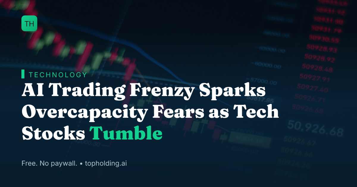 AI Trading Frenzy Sparks Overcapacity Fears as Tech Stocks Tumble