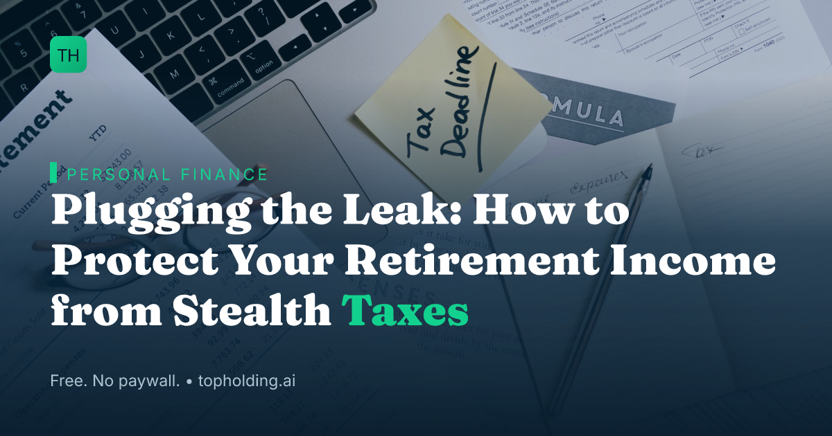 Plugging the Leak: How to Protect Your Retirement Income from Stealth Taxes