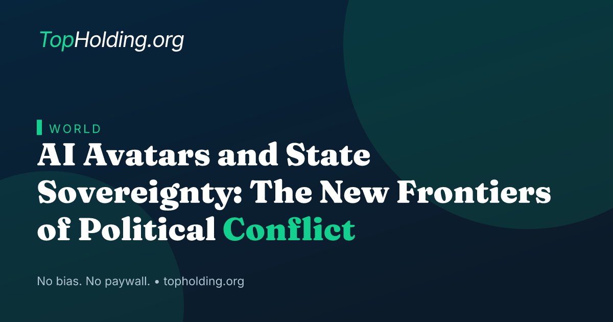 AI Avatars and State Sovereignty: The New Frontiers of Political Conflict