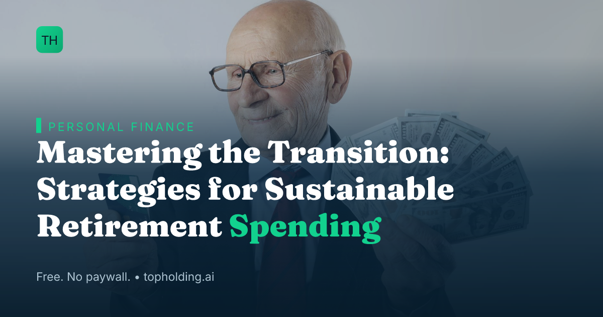 Mastering the Transition: Strategies for Sustainable Retirement Spending