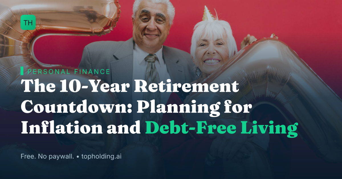 The 10-Year Retirement Countdown: Planning for Inflation and Debt-Free Living