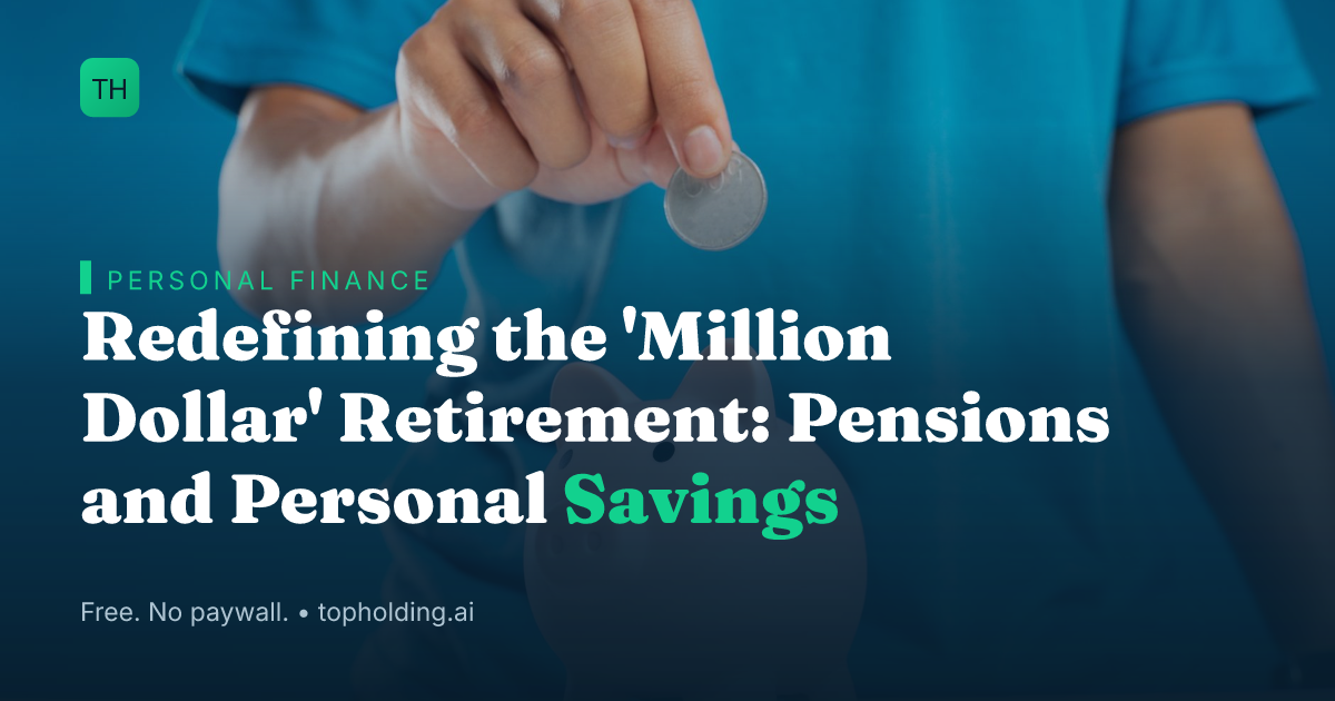 Redefining the 'Million Dollar' Retirement: Pensions and Personal Savings
