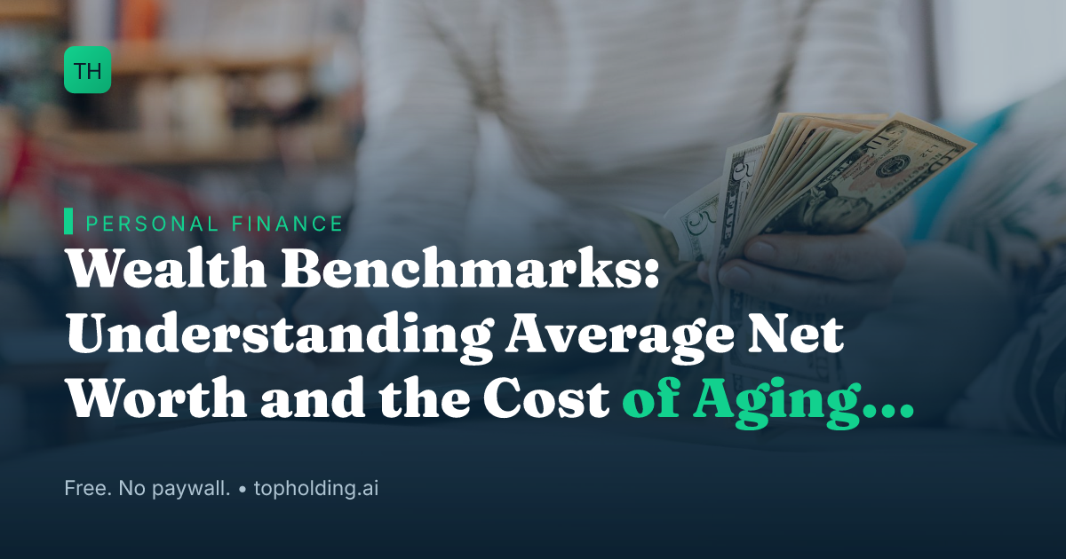 Wealth Benchmarks: Understanding Average Net Worth and the Cost of Aging Alone