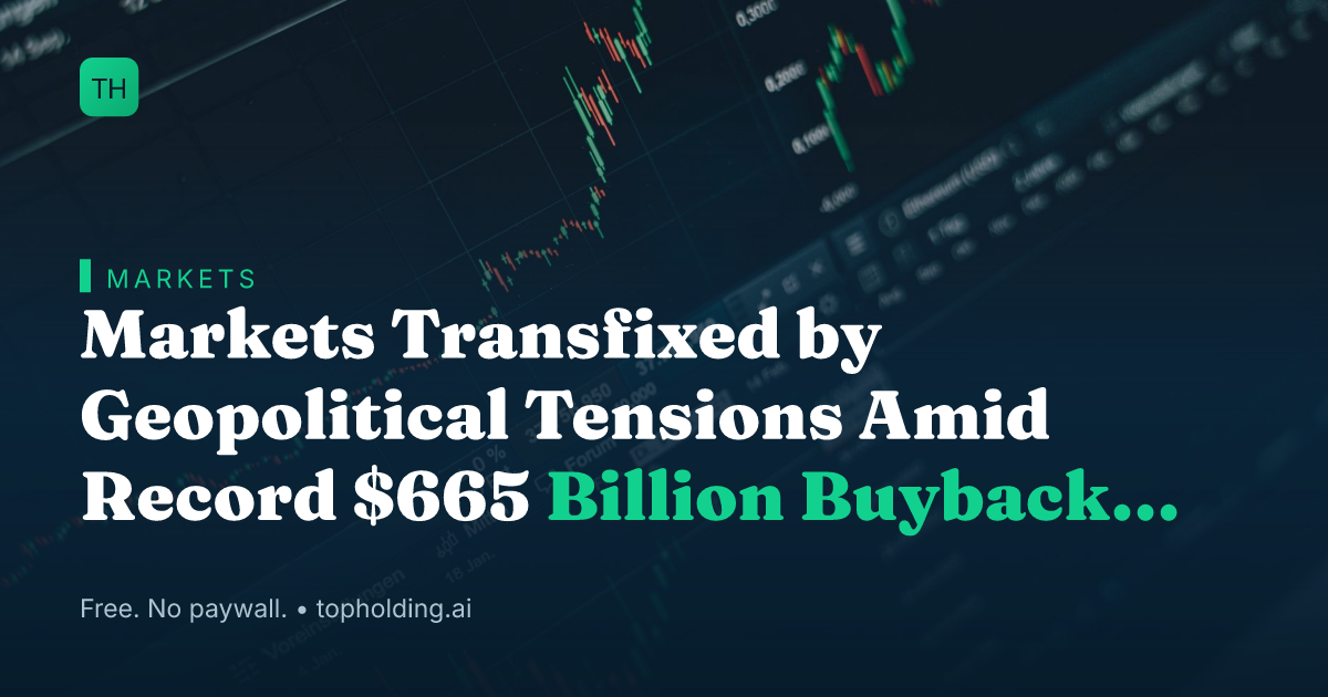 Markets Transfixed by Geopolitical Tensions Amid Record $665 Billion Buyback Wave