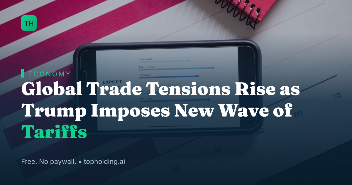 Global Trade Tensions Rise as Trump Imposes New Wave of Tariffs