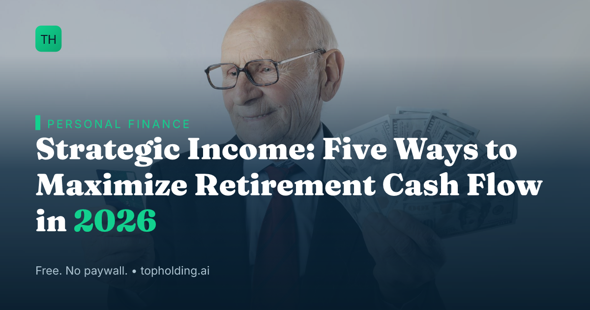 Strategic Income: Five Ways to Maximize Retirement Cash Flow in 2026