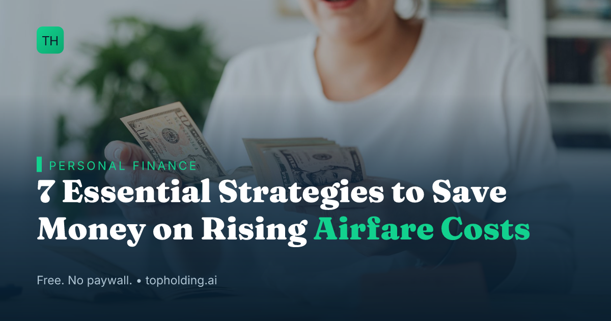 7 Essential Strategies to Save Money on Rising Airfare Costs