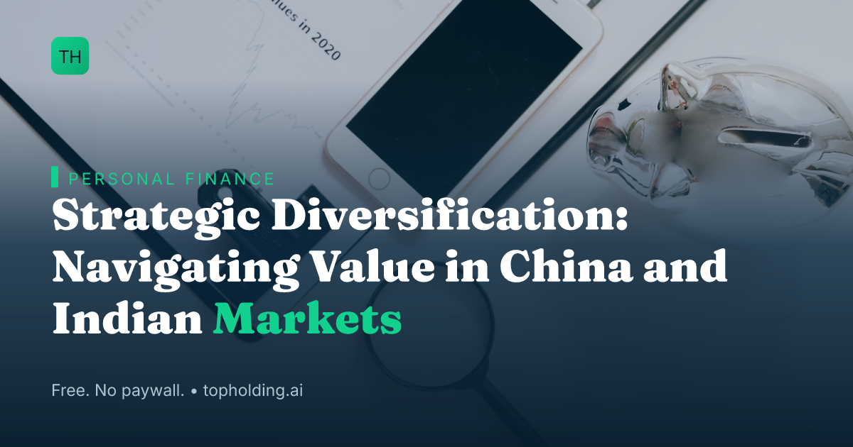 Strategic Diversification: Navigating Value in China and Indian Markets
