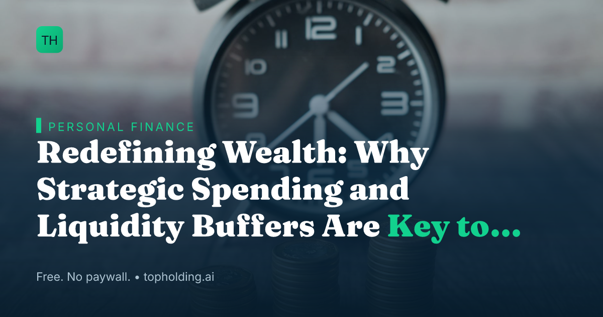 Redefining Wealth: Why Strategic Spending and Liquidity Buffers Are Key to Modern Retirement