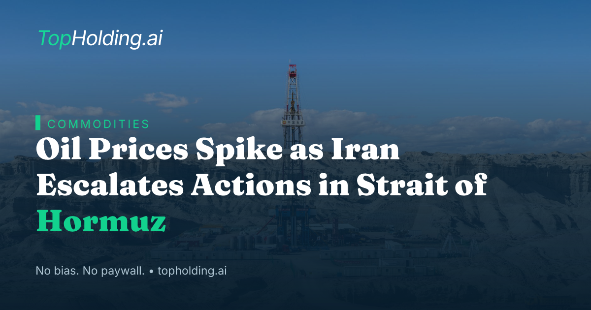 Oil Prices Spike as Iran Escalates Actions in Strait of Hormuz