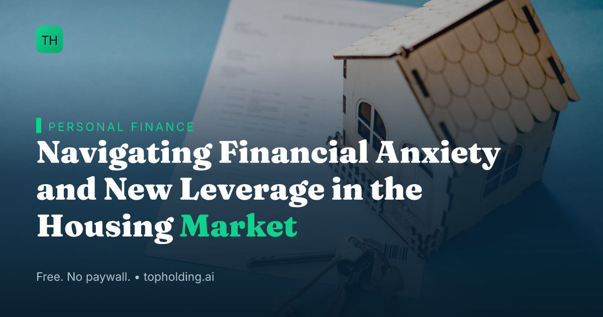 Navigating Financial Anxiety and New Leverage in the Housing Market