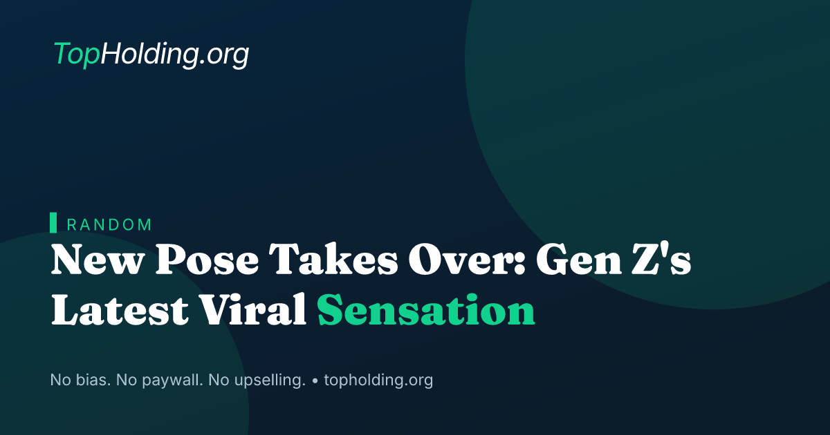 New Pose Takes Over: Gen Z's Latest Viral Sensation