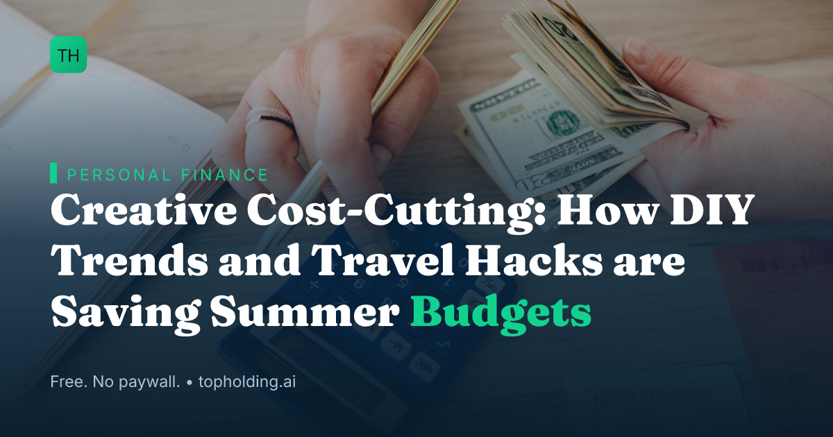 Creative Cost-Cutting: How DIY Trends and Travel Hacks are Saving Summer Budgets