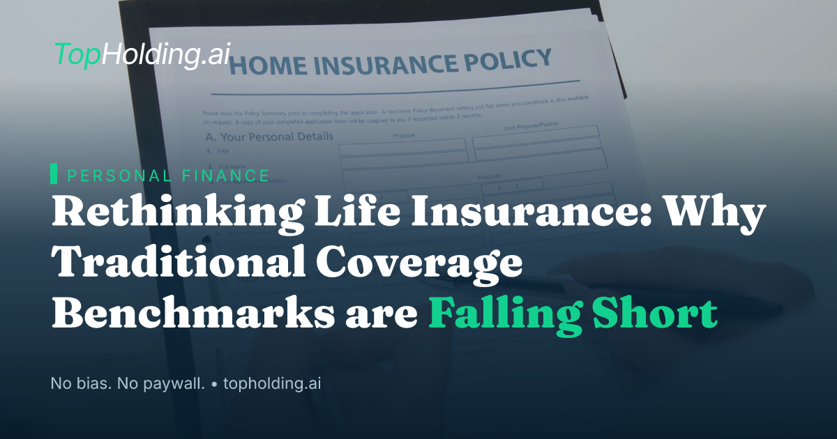 Rethinking Life Insurance: Why Traditional Coverage Benchmarks are Falling Short