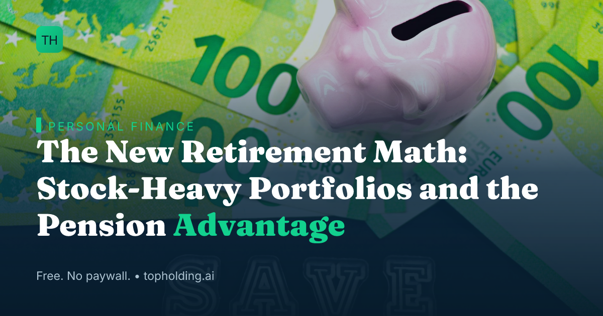 The New Retirement Math: Stock-Heavy Portfolios and the Pension Advantage