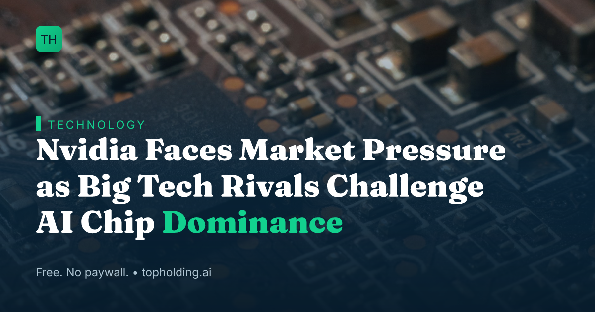Nvidia Faces Market Pressure as Big Tech Rivals Challenge AI Chip Dominance