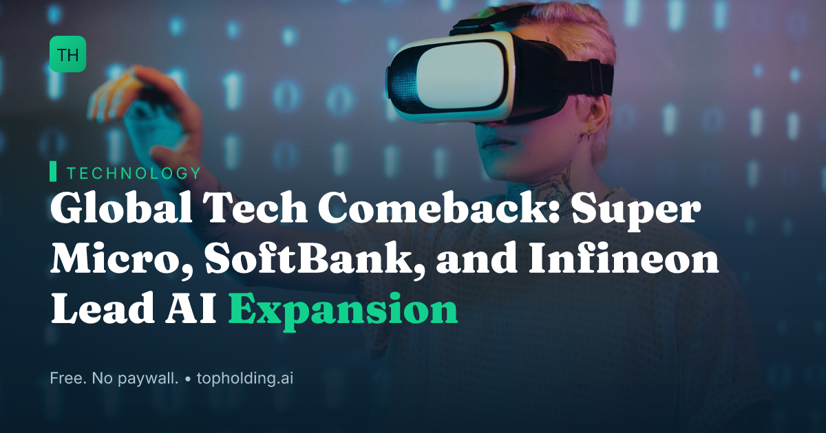 Global Tech Comeback: Super Micro, SoftBank, and Infineon Lead AI Expansion