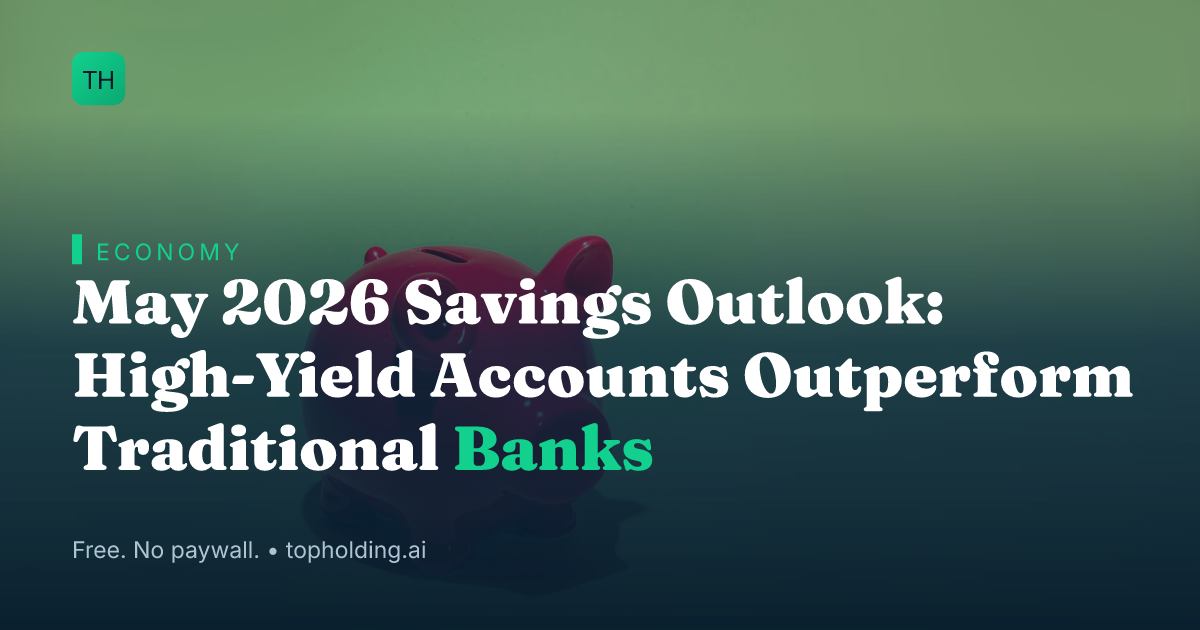 May 2026 Savings Outlook: High-Yield Accounts Outperform Traditional Banks