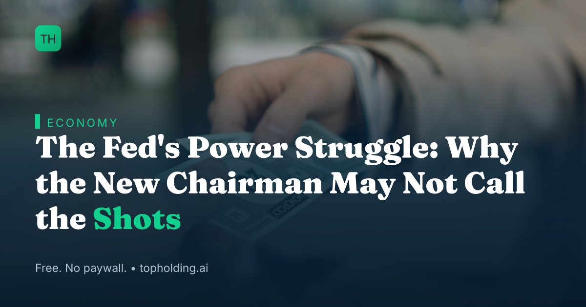 The Fed's Power Struggle: Why the New Chairman May Not Call the Shots