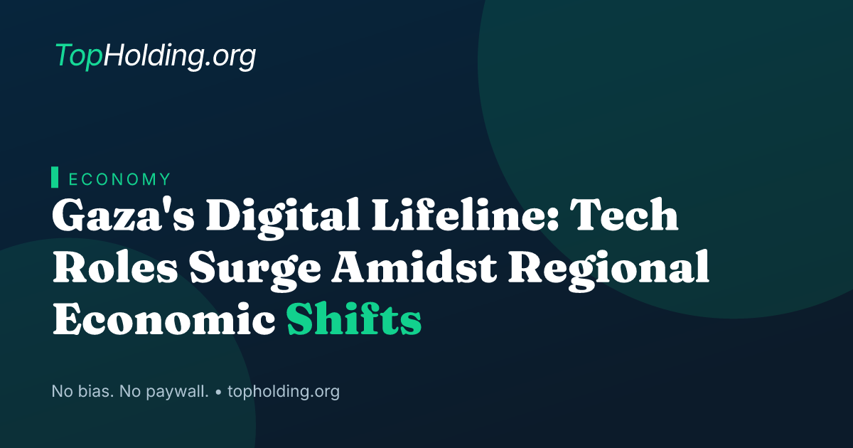 Gaza's Digital Lifeline: Tech Roles Surge Amidst Regional Economic Shifts