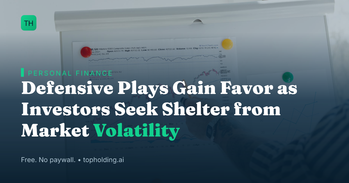 Defensive Plays Gain Favor as Investors Seek Shelter from Market Volatility