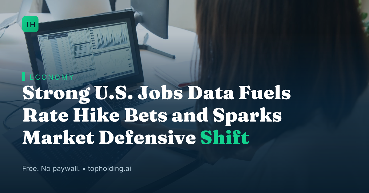 Strong U.S. Jobs Data Fuels Rate Hike Bets and Sparks Market Defensive Shift