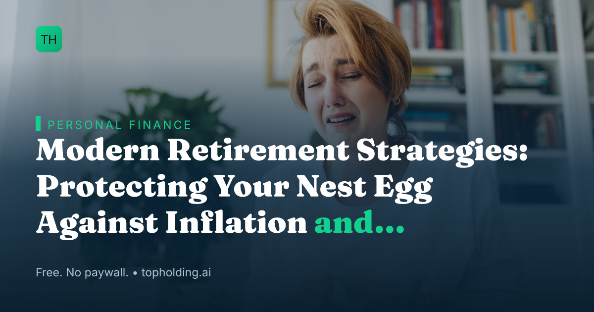 Modern Retirement Strategies: Protecting Your Nest Egg Against Inflation and Volatility