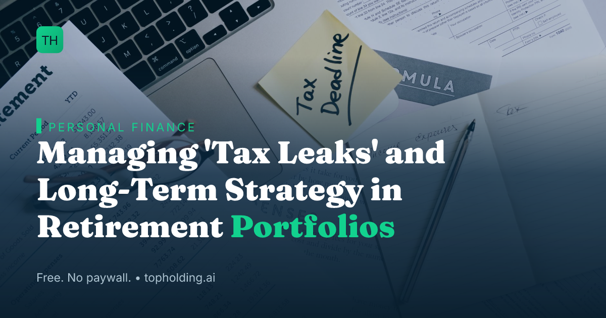 Managing 'Tax Leaks' and Long-Term Strategy in Retirement Portfolios
