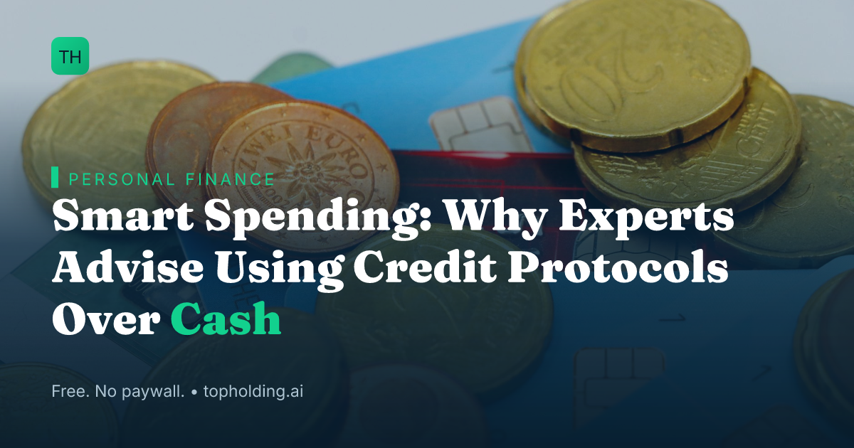 Smart Spending: Why Experts Advise Using Credit Protocols Over Cash