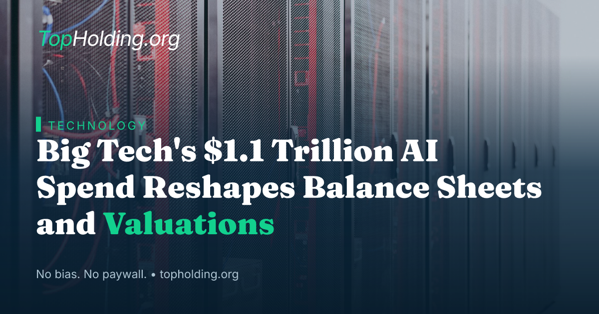 Big Tech's $1.1 Trillion AI Spend Reshapes Balance Sheets and Valuations