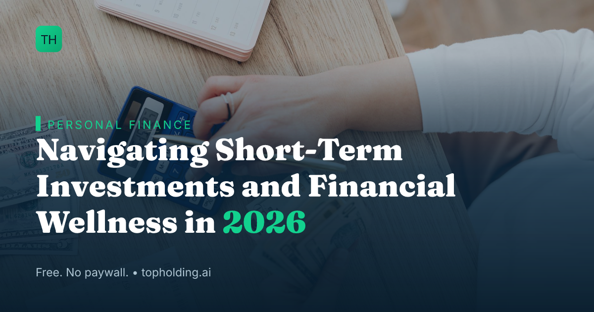 Navigating Short-Term Investments and Financial Wellness in 2026