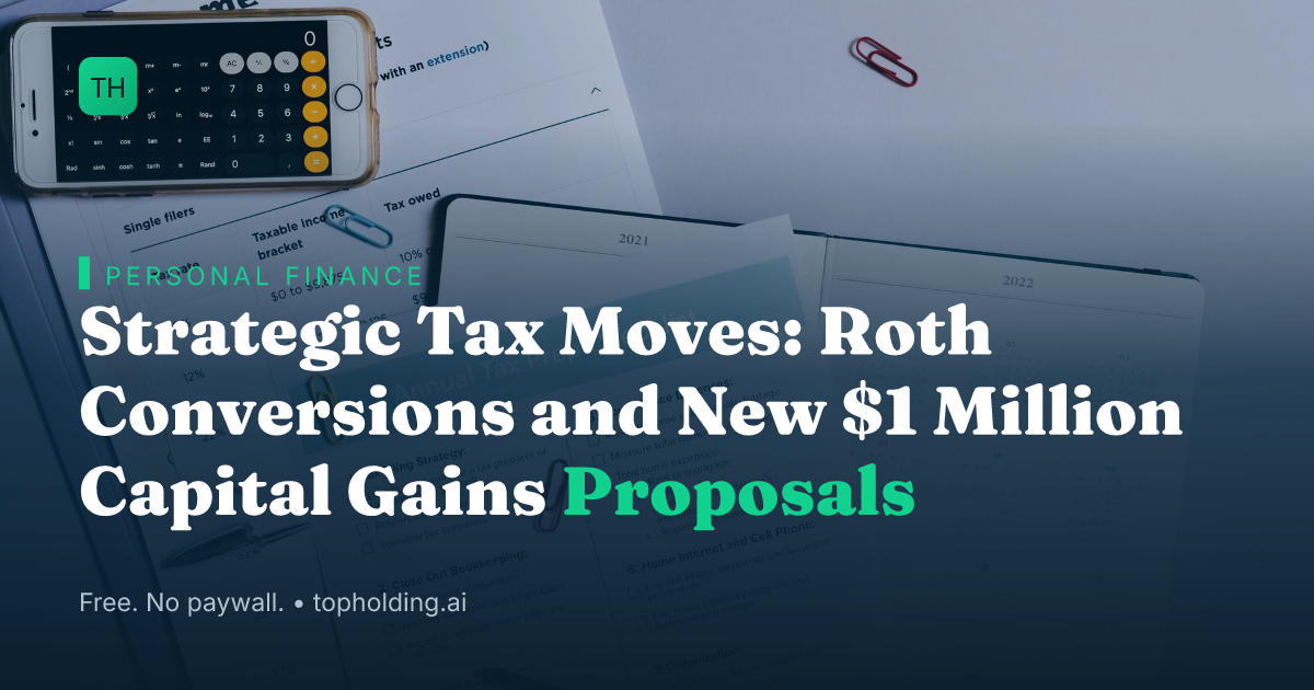 Strategic Tax Moves: Roth Conversions and New $1 Million Capital Gains Proposals