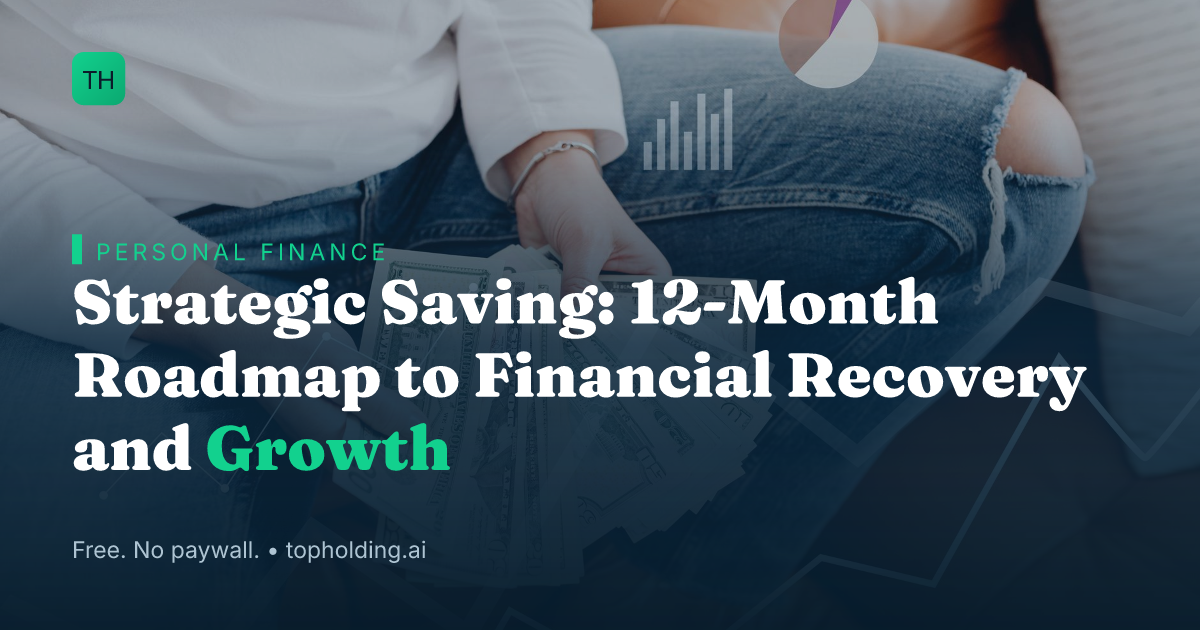Strategic Saving: 12-Month Roadmap to Financial Recovery and Growth