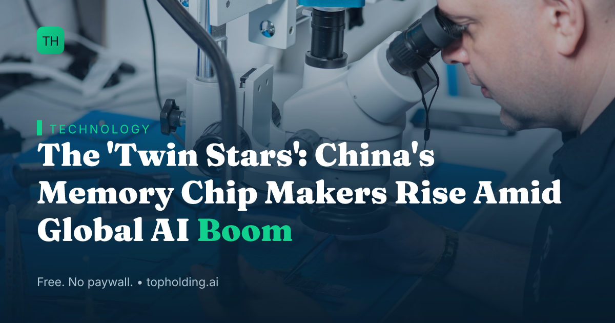 The 'Twin Stars': China's Memory Chip Makers Rise Amid Global AI Boom
