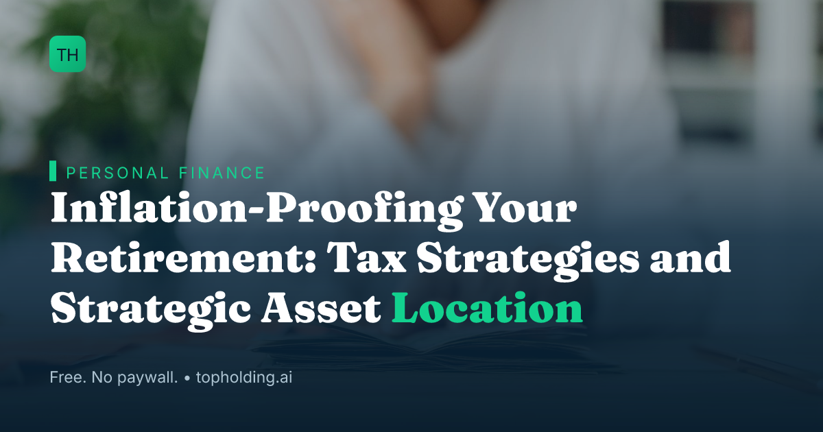 Inflation-Proofing Your Retirement: Tax Strategies and Strategic Asset Location