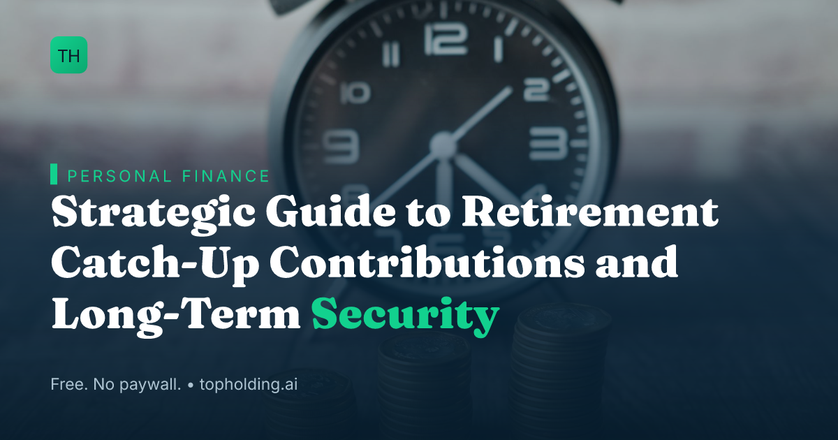 Strategic Guide to Retirement Catch-Up Contributions and Long-Term Security