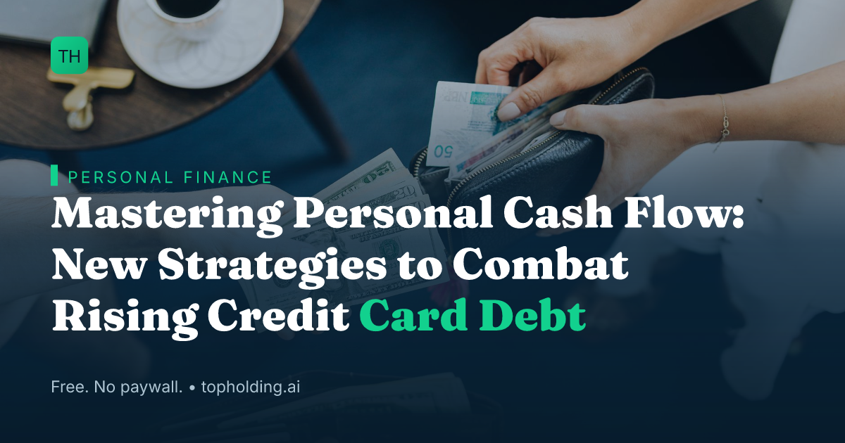 Mastering Personal Cash Flow: New Strategies to Combat Rising Credit Card Debt