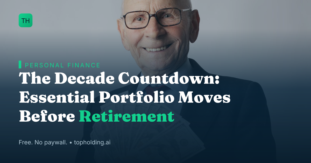 The Decade Countdown: Essential Portfolio Moves Before Retirement