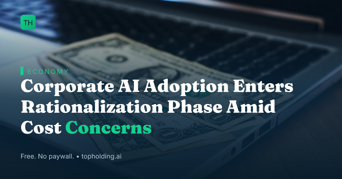 Corporate AI Adoption Enters Rationalization Phase Amid Cost Concerns