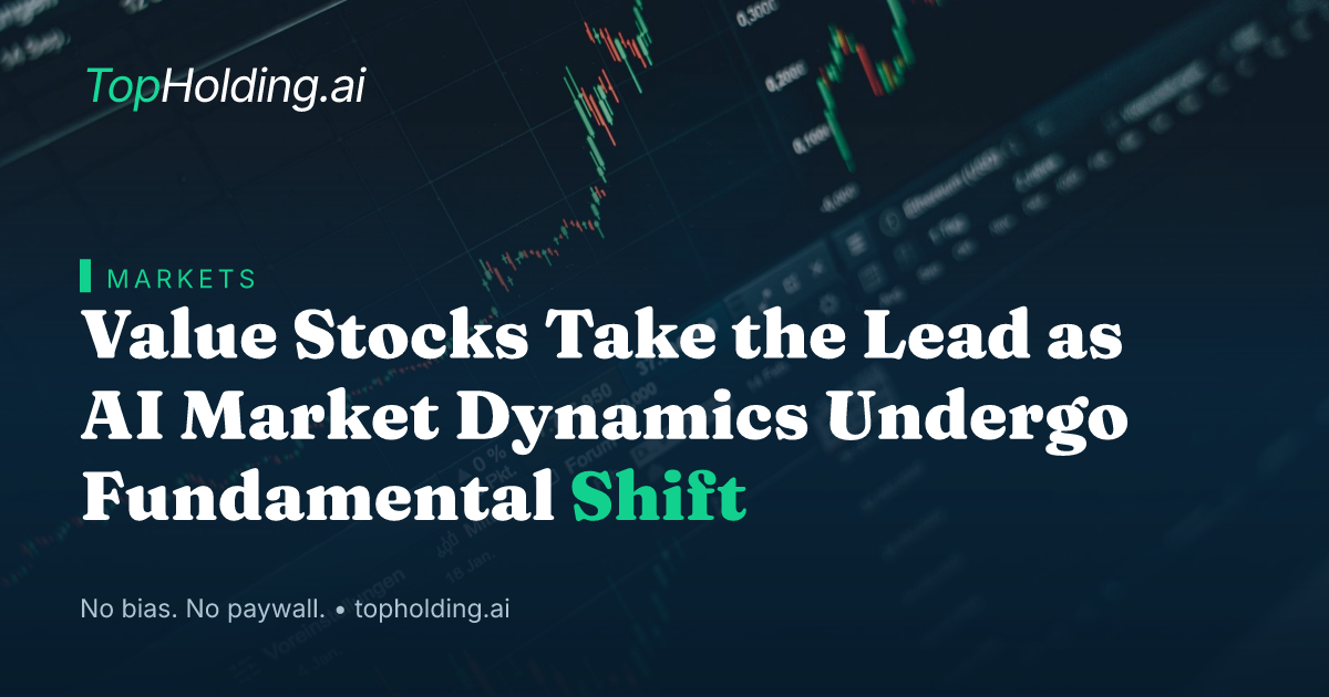 Value Stocks Take the Lead as AI Market Dynamics Undergo Fundamental Shift