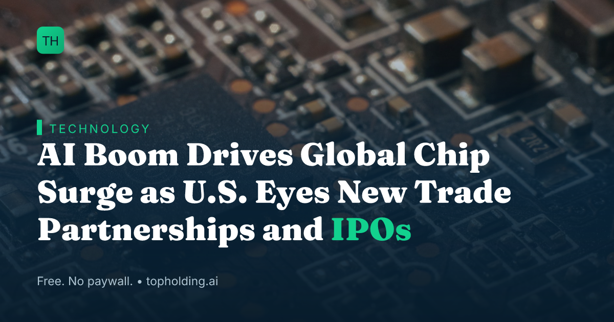 AI Boom Drives Global Chip Surge as U.S. Eyes New Trade Partnerships and IPOs