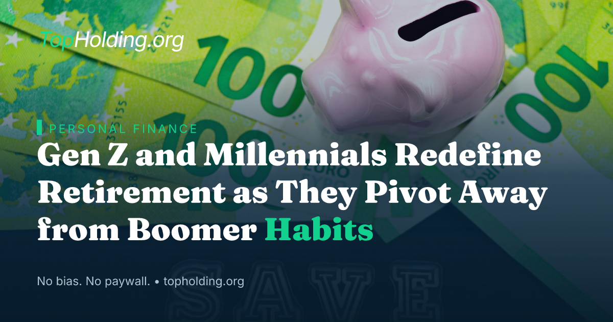 Gen Z and Millennials Redefine Retirement as They Pivot Away from Boomer Habits