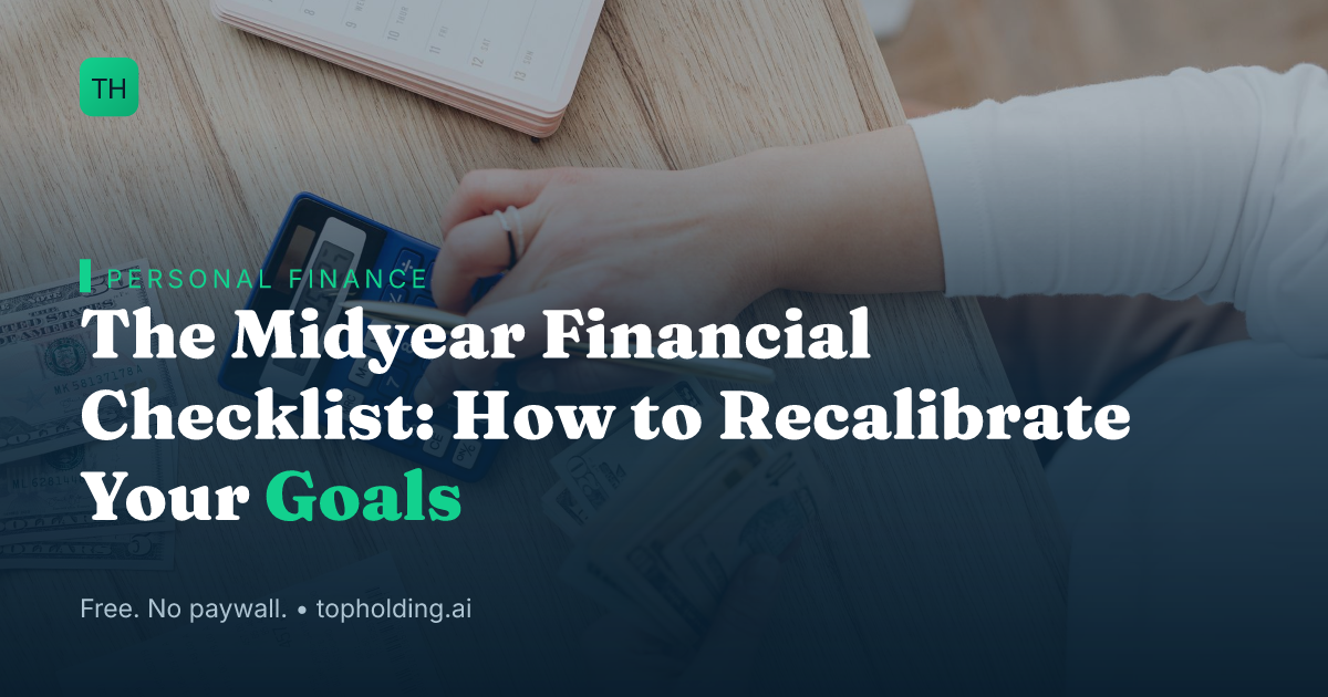 The Midyear Financial Checklist: How to Recalibrate Your Goals