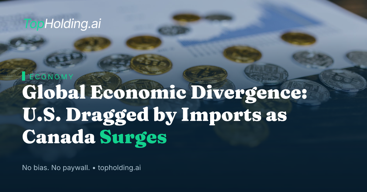 Global Economic Divergence: U.S. Dragged by Imports as Canada Surges