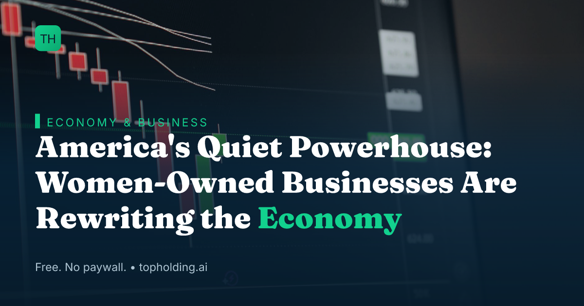 America's Quiet Powerhouse: Women-Owned Businesses Are Rewriting the Economy