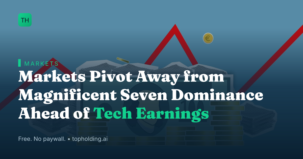 Markets Pivot Away from Magnificent Seven Dominance Ahead of Tech Earnings